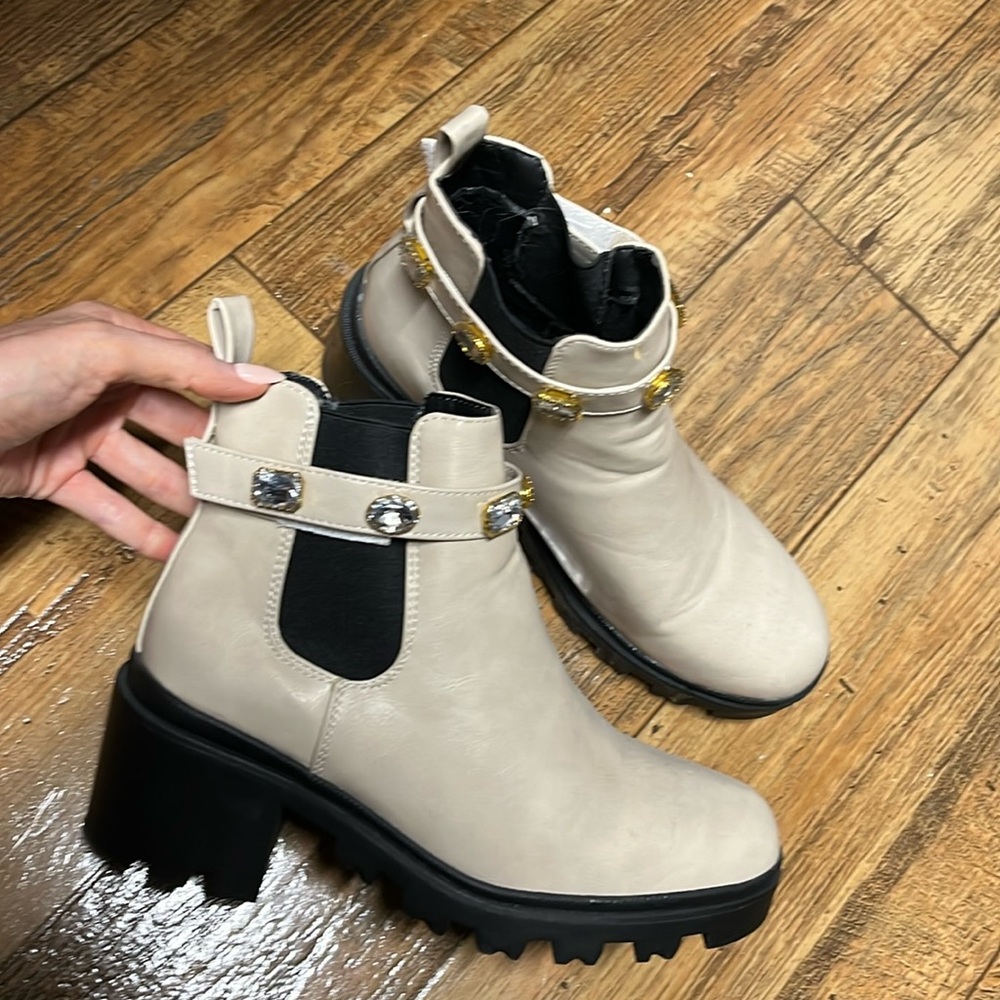 Rhinestone Nicole Miller Boots. Worn once!